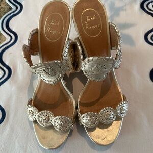 Jack Rogers Women's Silver Sandals